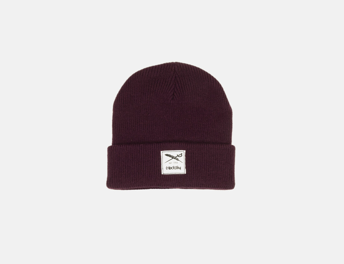 Iriedaily Smurpher Heavy Beanie - Aubergine Braun Bild 1