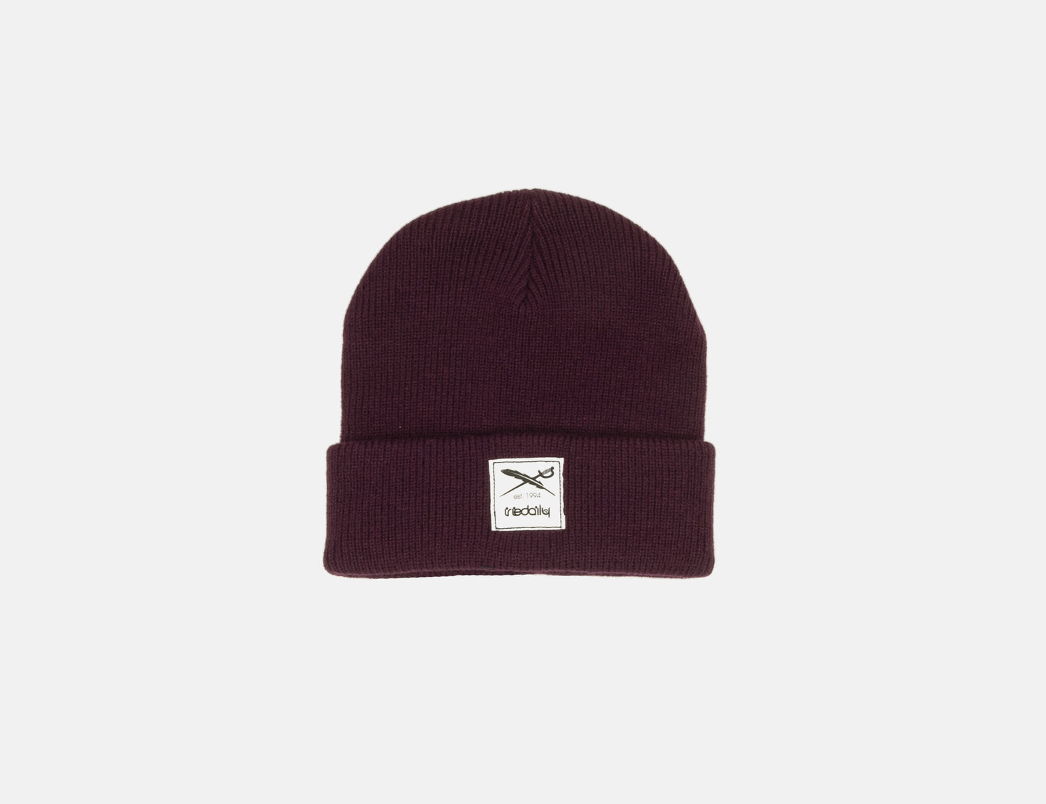 Iriedaily Smurpher Heavy Beanie - Aubergine Braun Bild 1
