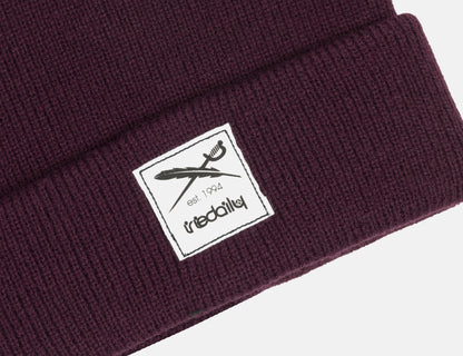 Iriedaily Smurpher Heavy Beanie - Aubergine Braun Bild 2