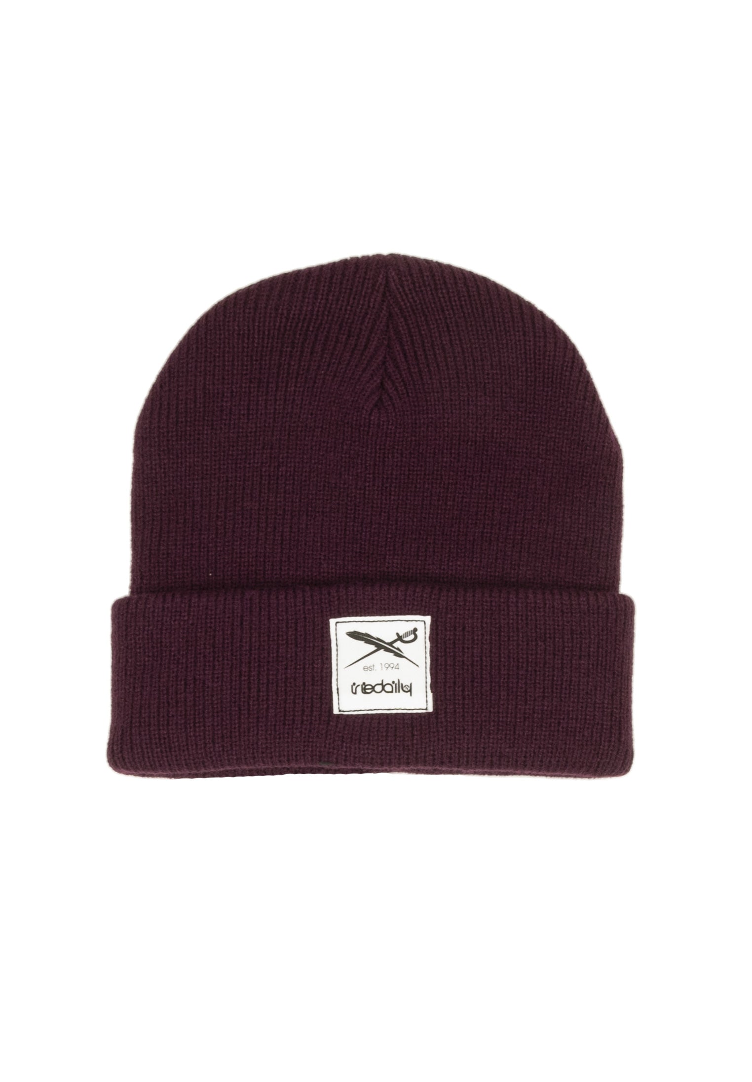 Iriedaily Smurpher Heavy Beanie - Aubergine Braun Bild 3