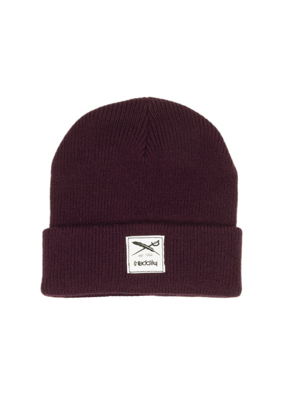 Iriedaily Smurpher Heavy Beanie - Aubergine Braun Bild 3