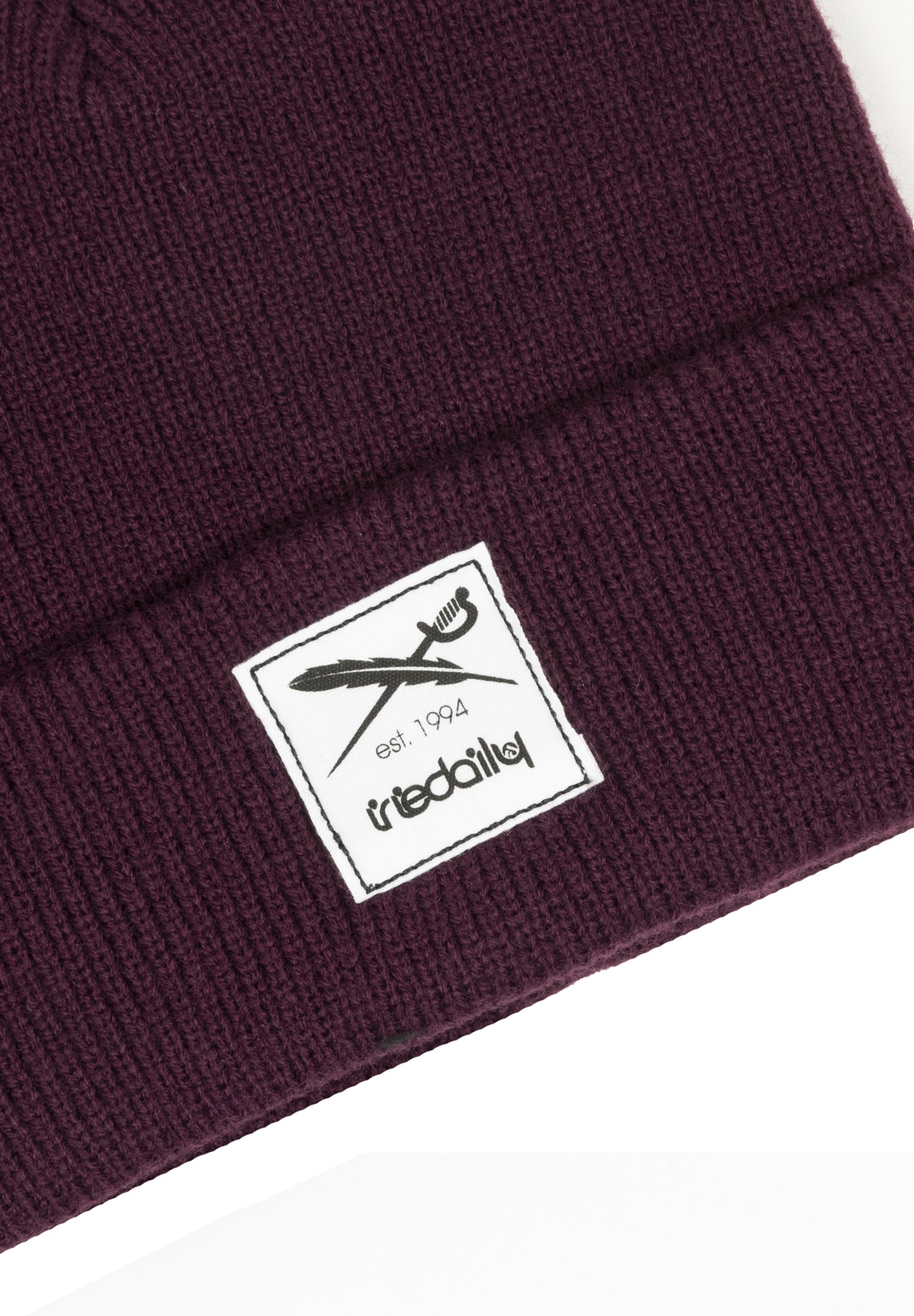Iriedaily Smurpher Heavy Beanie - Aubergine Braun Bild 4