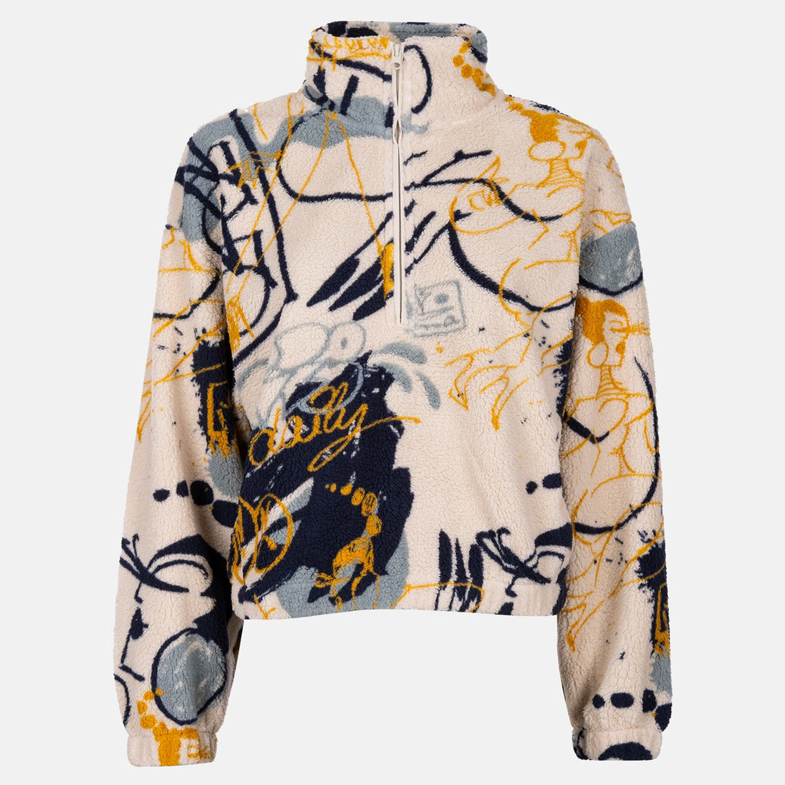 Iriedaily W´ Arkta Teddy Troyer Fleece - Offwhite Mehrfarbig Bild 1