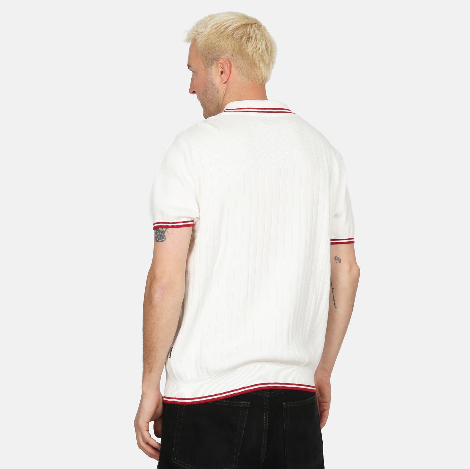 Kaotiko Coffe Culture Polo - White Weiß Bild 2