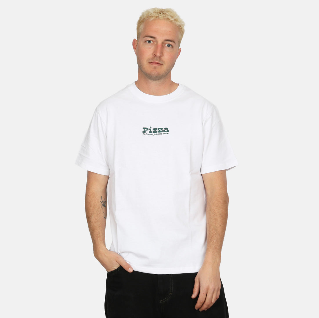 Kaotiko In Crust We Trust Organic Cotton T-Shirt - White Weiß Bild 2