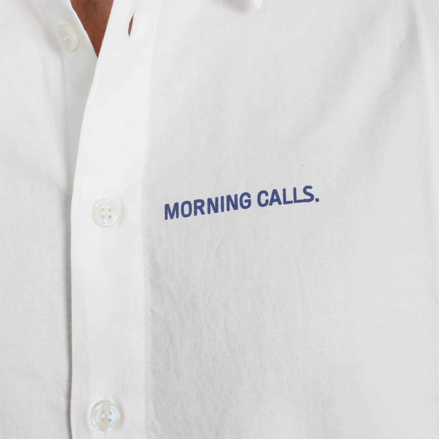 Kaotiko Paris Coffee Hemd - White Weiß Bild 3