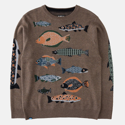 Kavu Highline Pullover - Fish Stack Mehrfarbig Bild 1