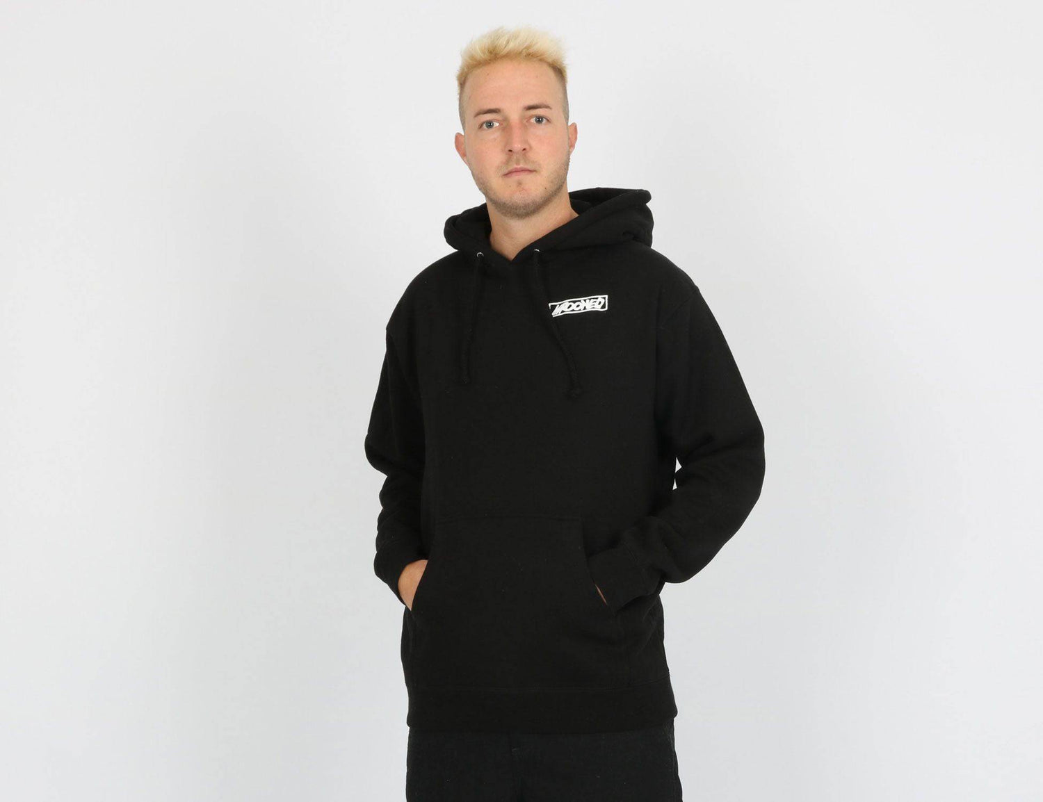 Krooked Mace II Hoodie - Black - Blowout Skateshop