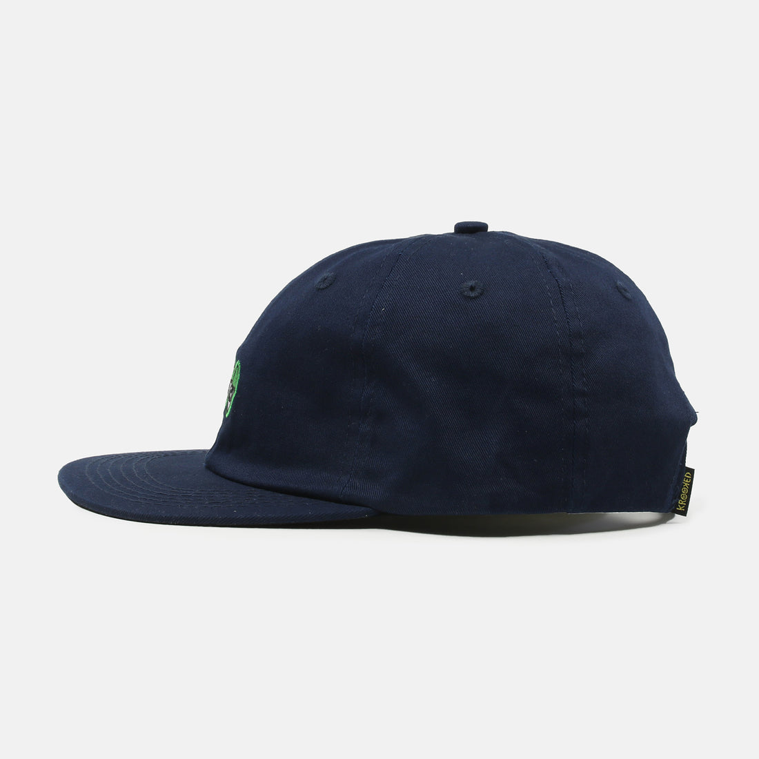 Krooked Eyes Strapback Cap - Navy Blau Bild 2