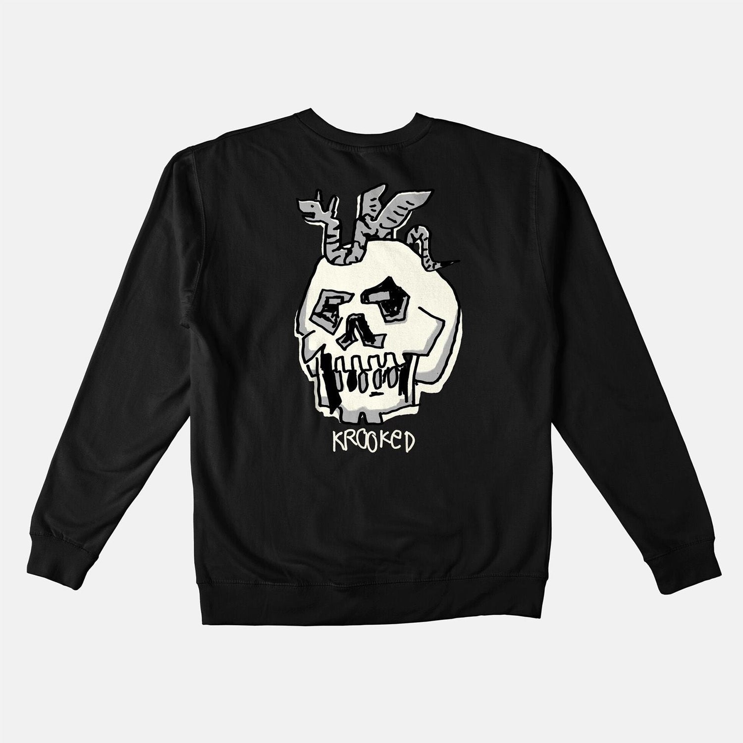 Krooked No Monster Pullover - Black Schwarz Bild 1