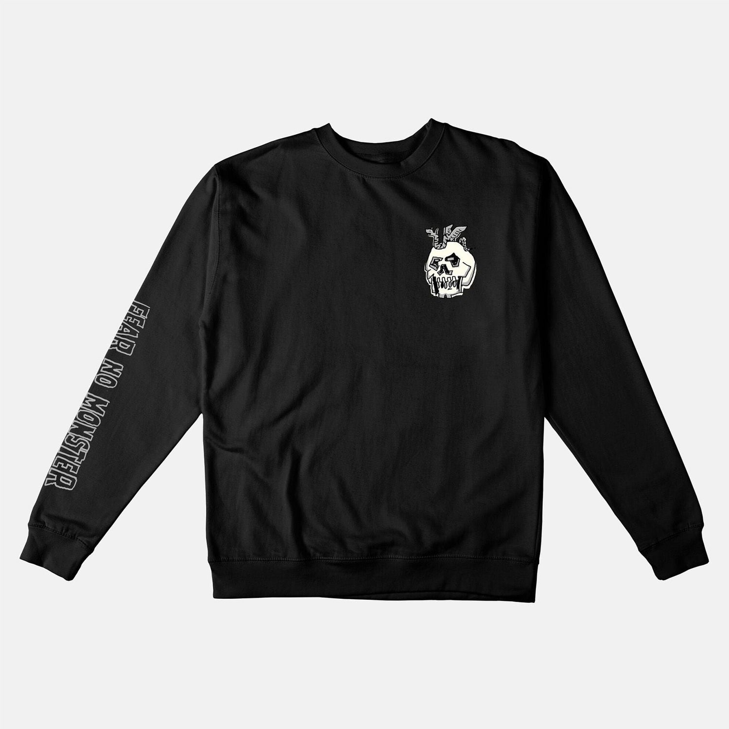 Krooked No Monster Pullover - Black Schwarz Bild 2
