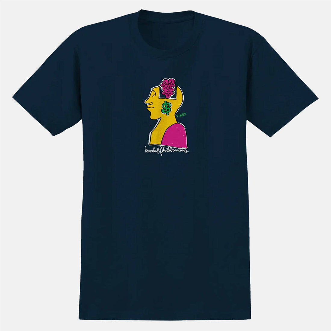 Krooked Smart Money T-Shirt - True Navy Blau Bild 1