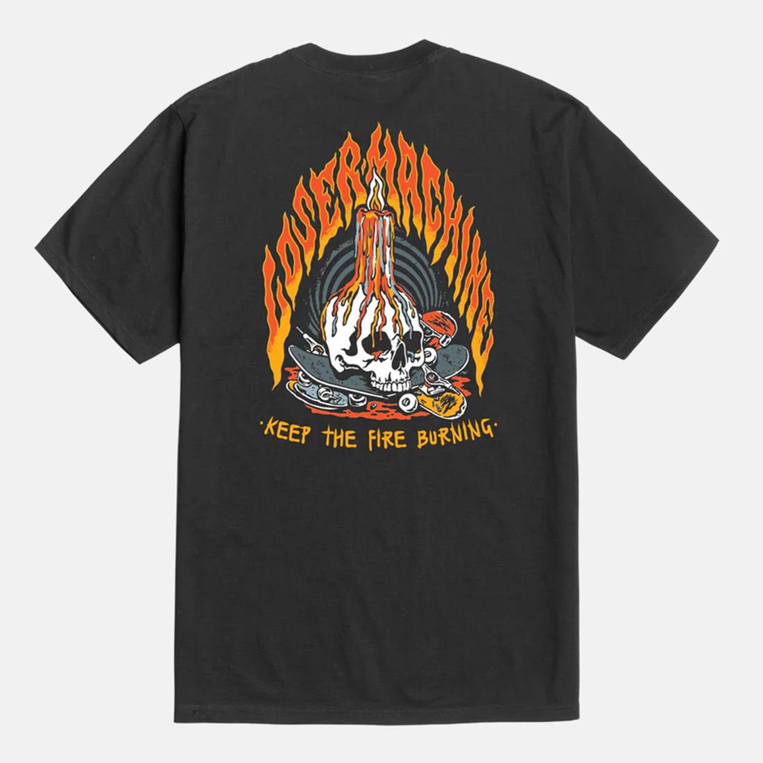 Loser Machine On Fire T-Shirt - Black Schwarz Bild 1