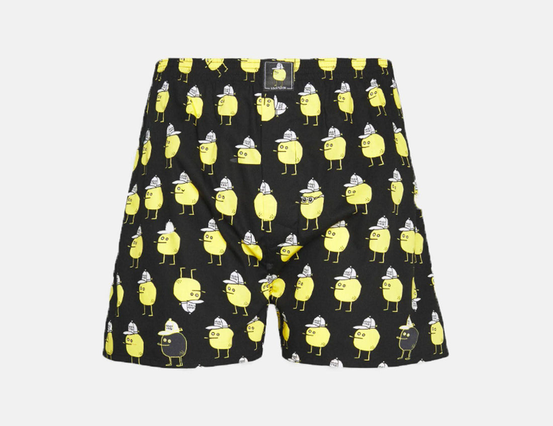 Lousy Livin Zitrone Boxershorts - Black - Blowout Skateshop