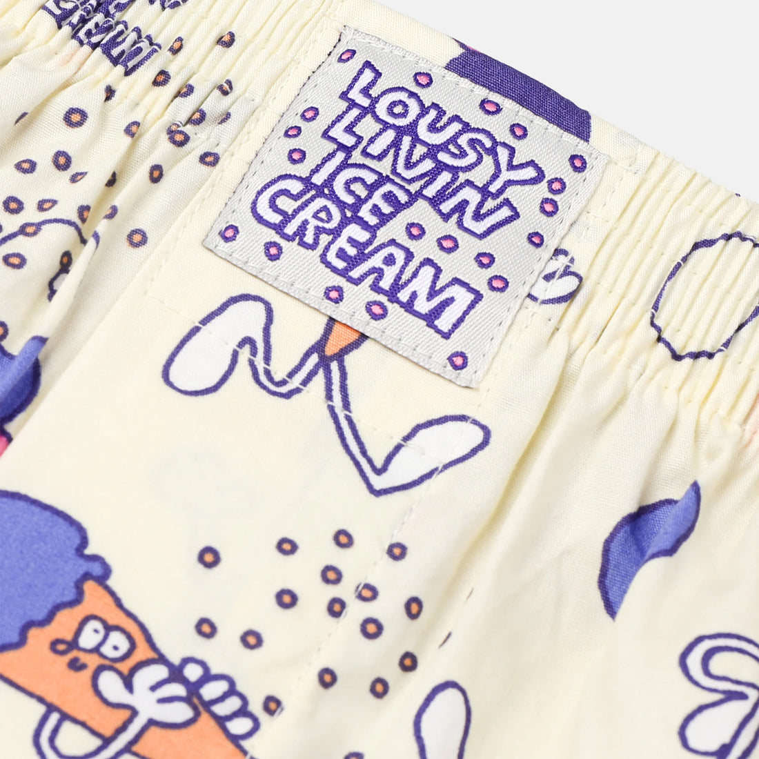 Lousy Livin Icecream Boxershort - Sorbet Gelb Bild 2