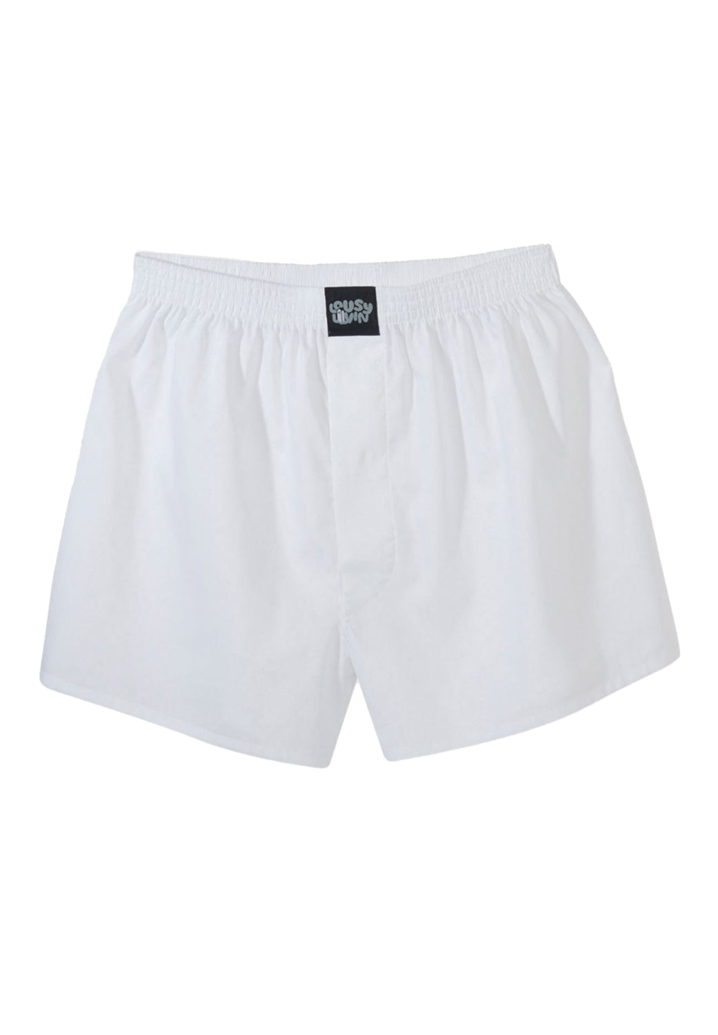 Lousy Livin Plain Boxershort - White Weiß Bild 2
