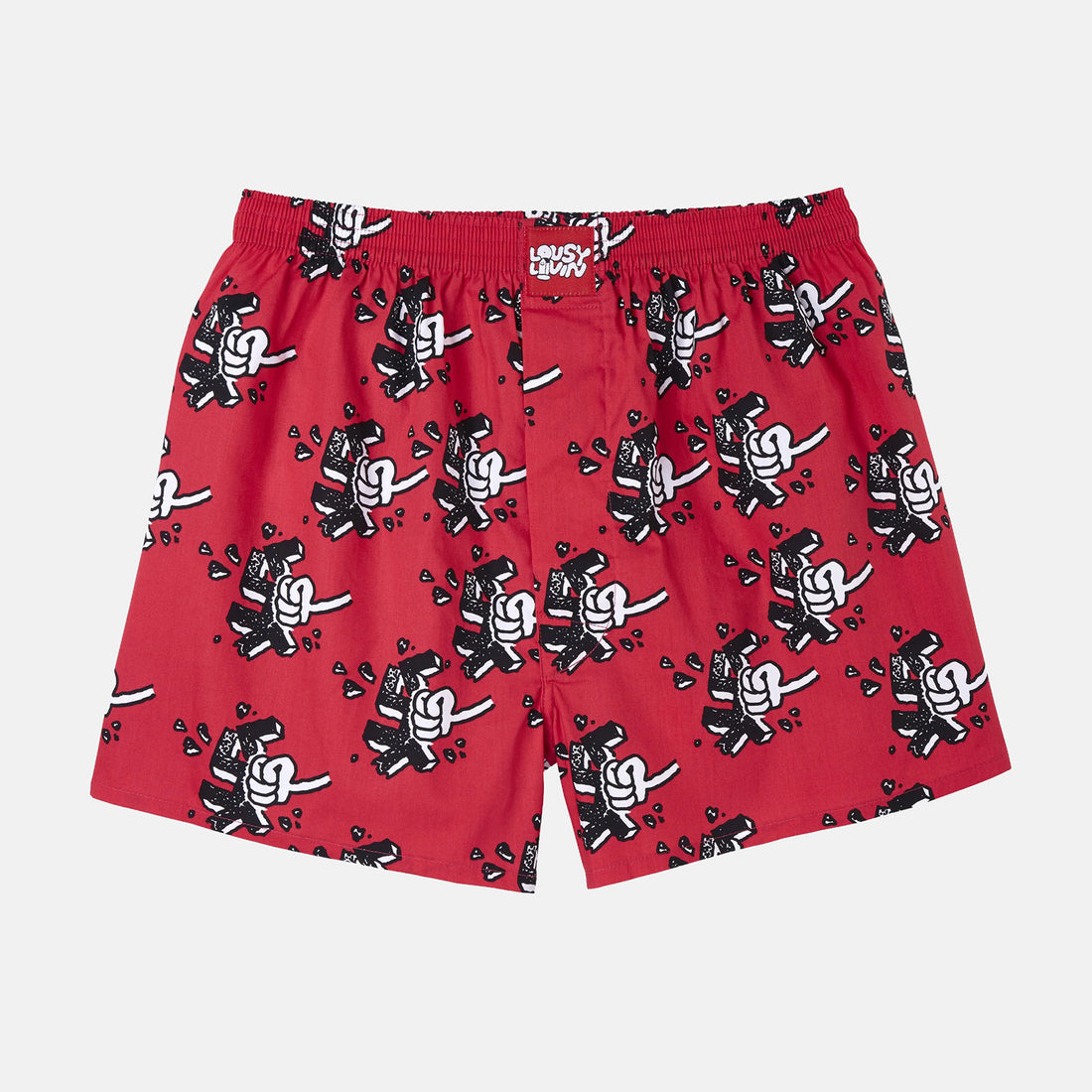 Lousy Livin Smasch Boxershort - Red Rot Bild 1