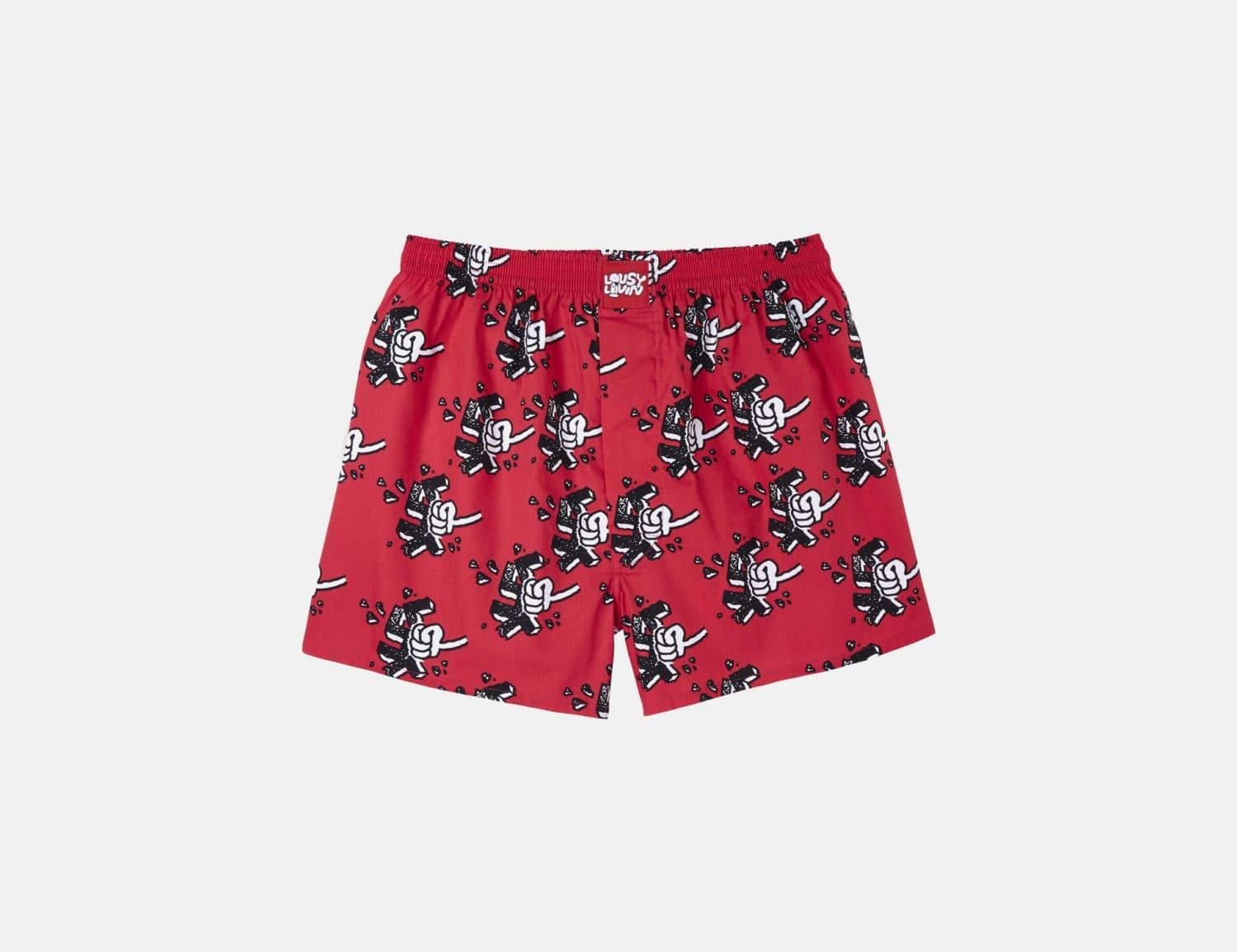 Lousy Livin Smasch Boxershort - Red Rot Bild 1