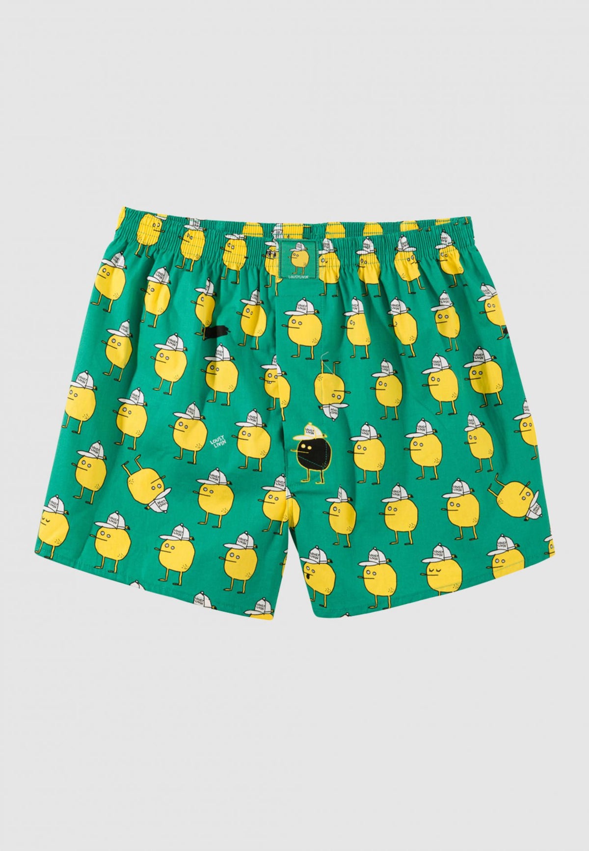Lousy Livin Zitrone Boxershorts - Green Grün Bild 1