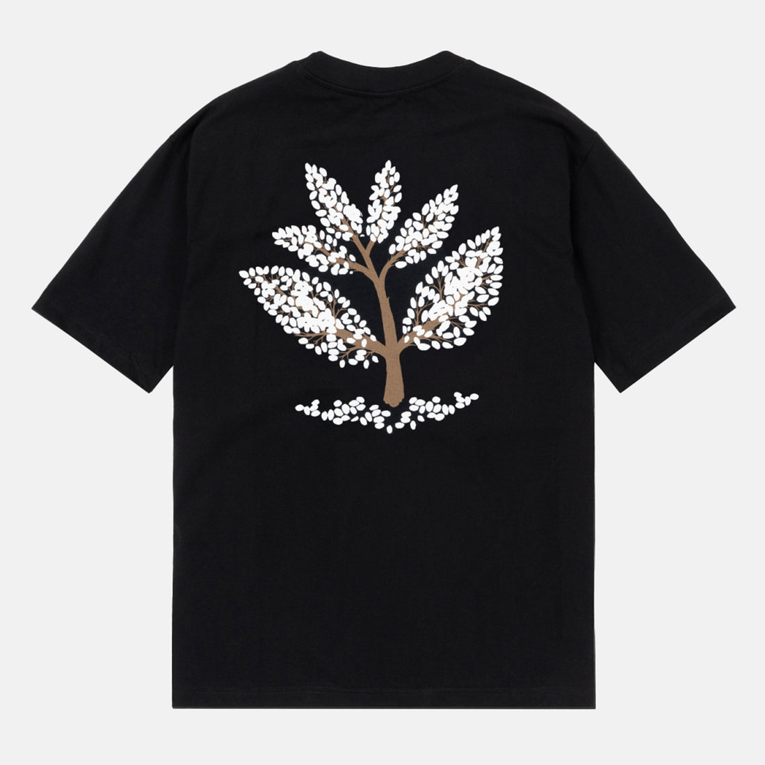Magenta Blossom T-Shirt - Black Bild 1