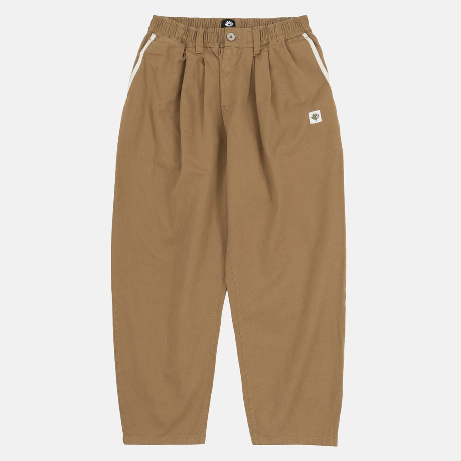 Magenta Extra Loose Pants - Beige Bild 1