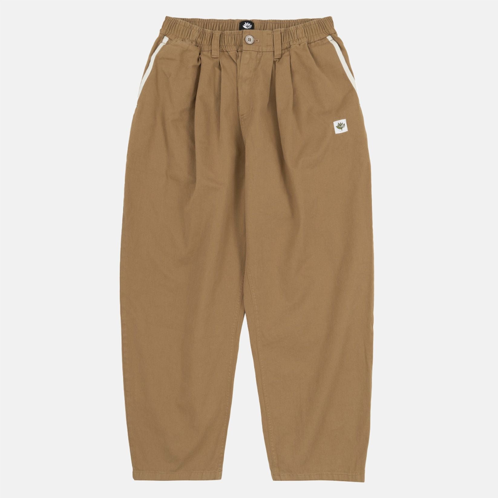 Magenta Extra Loose Pants - Beige Bild 1