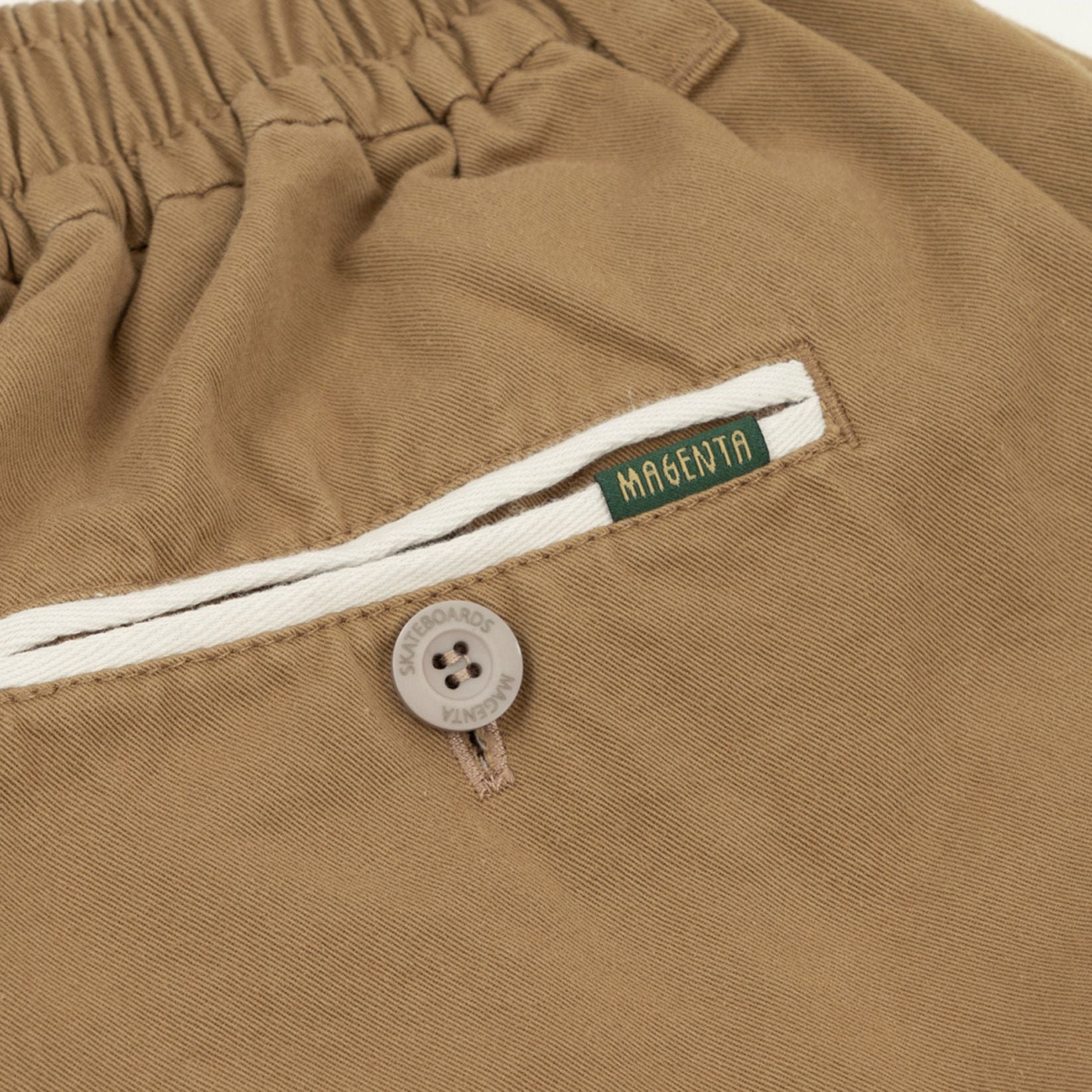 Magenta Extra Loose Pants - Beige Bild 3