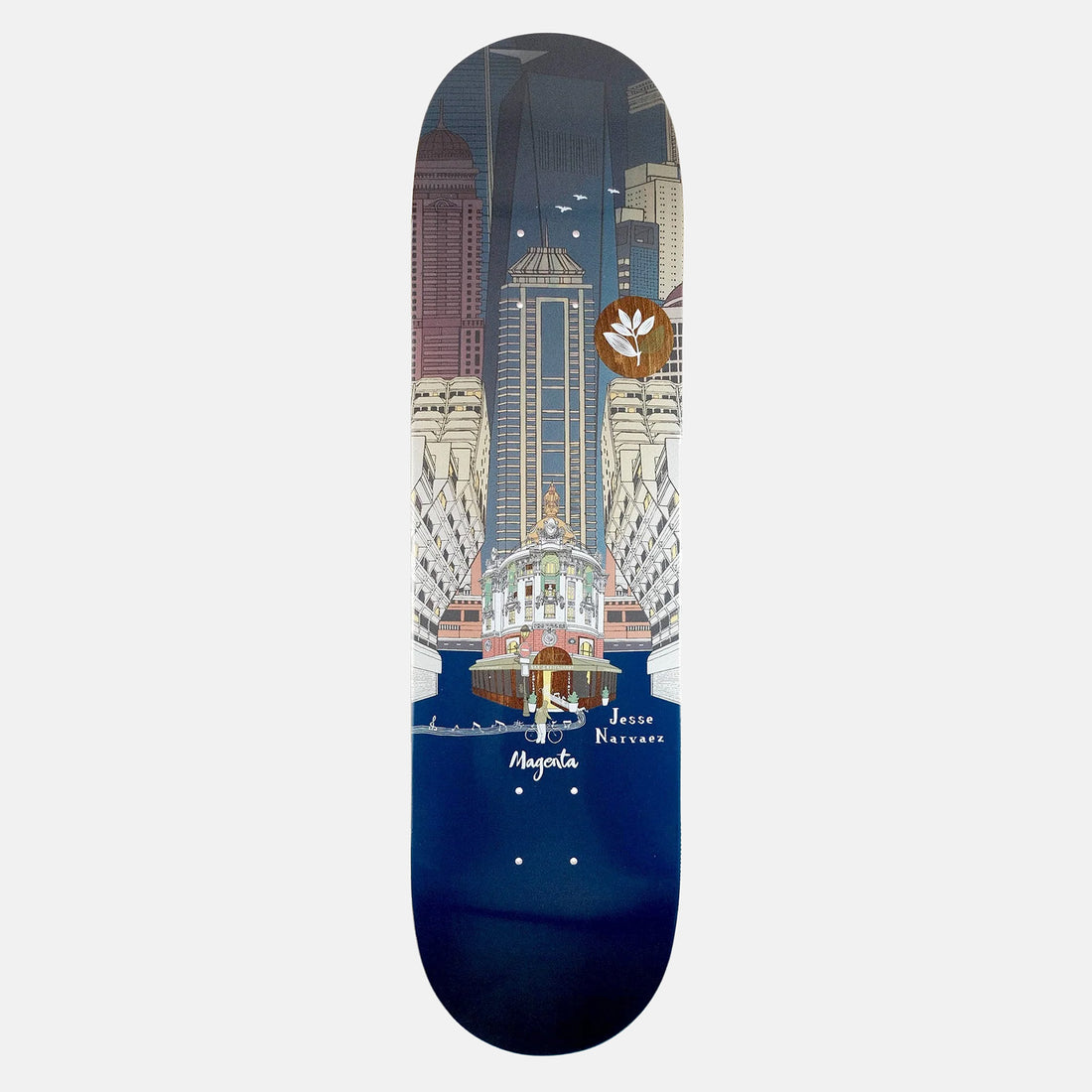Magenta Jesse Navarez City Jazz 8.125&quot; Deck Bild 1