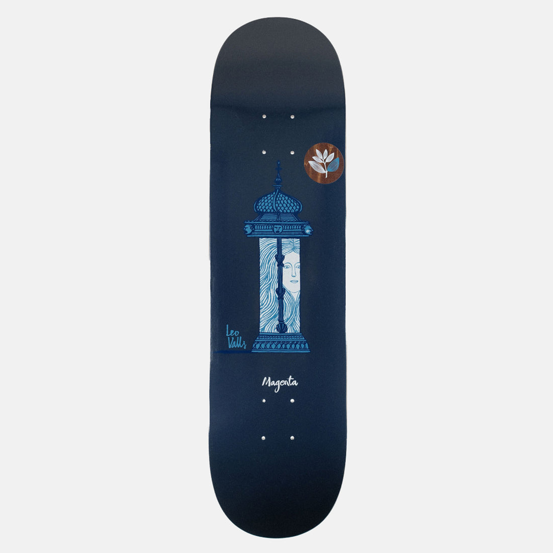 Magenta Leo Valls Relic Series 8.25 Deck Blau Bild 1