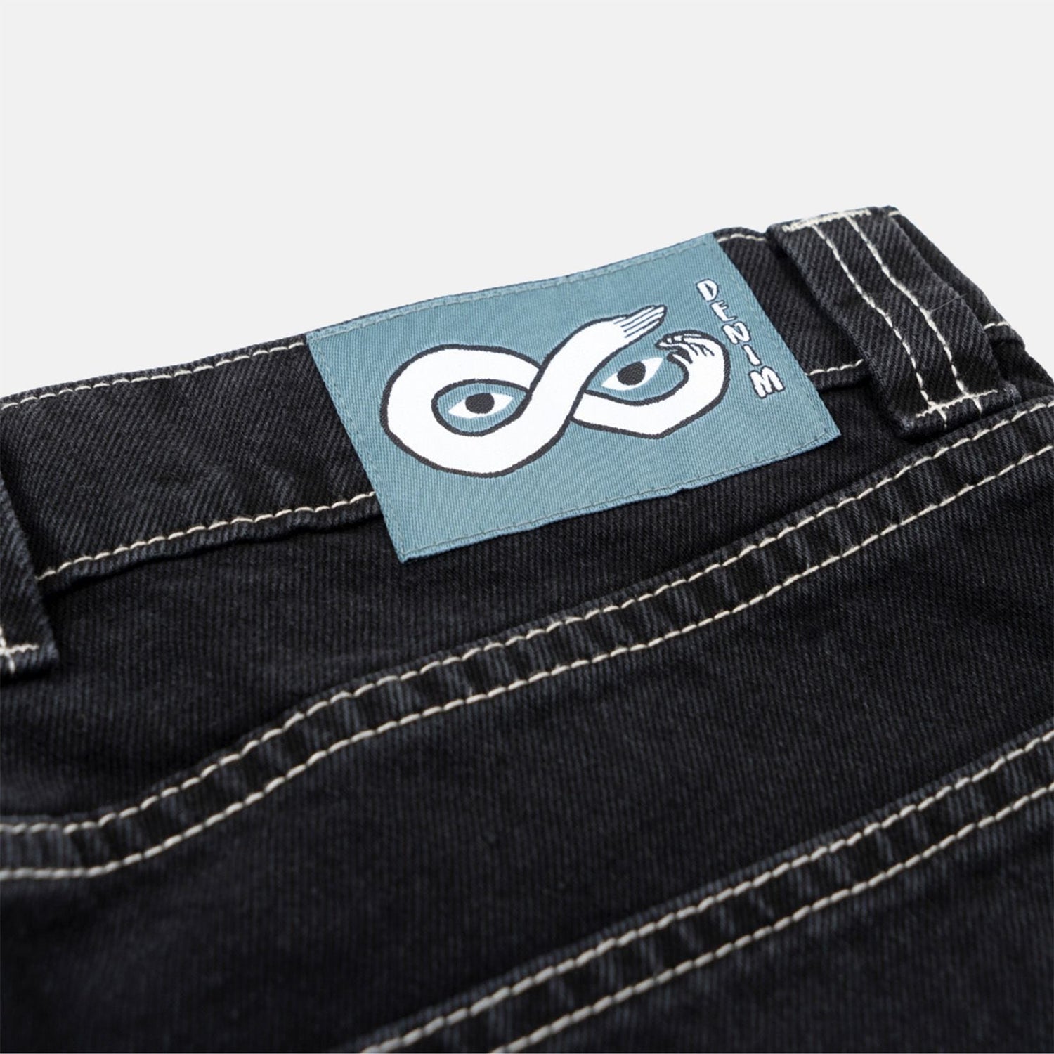 Magenta OG Stitch Denim Pants - Black Bild 2
