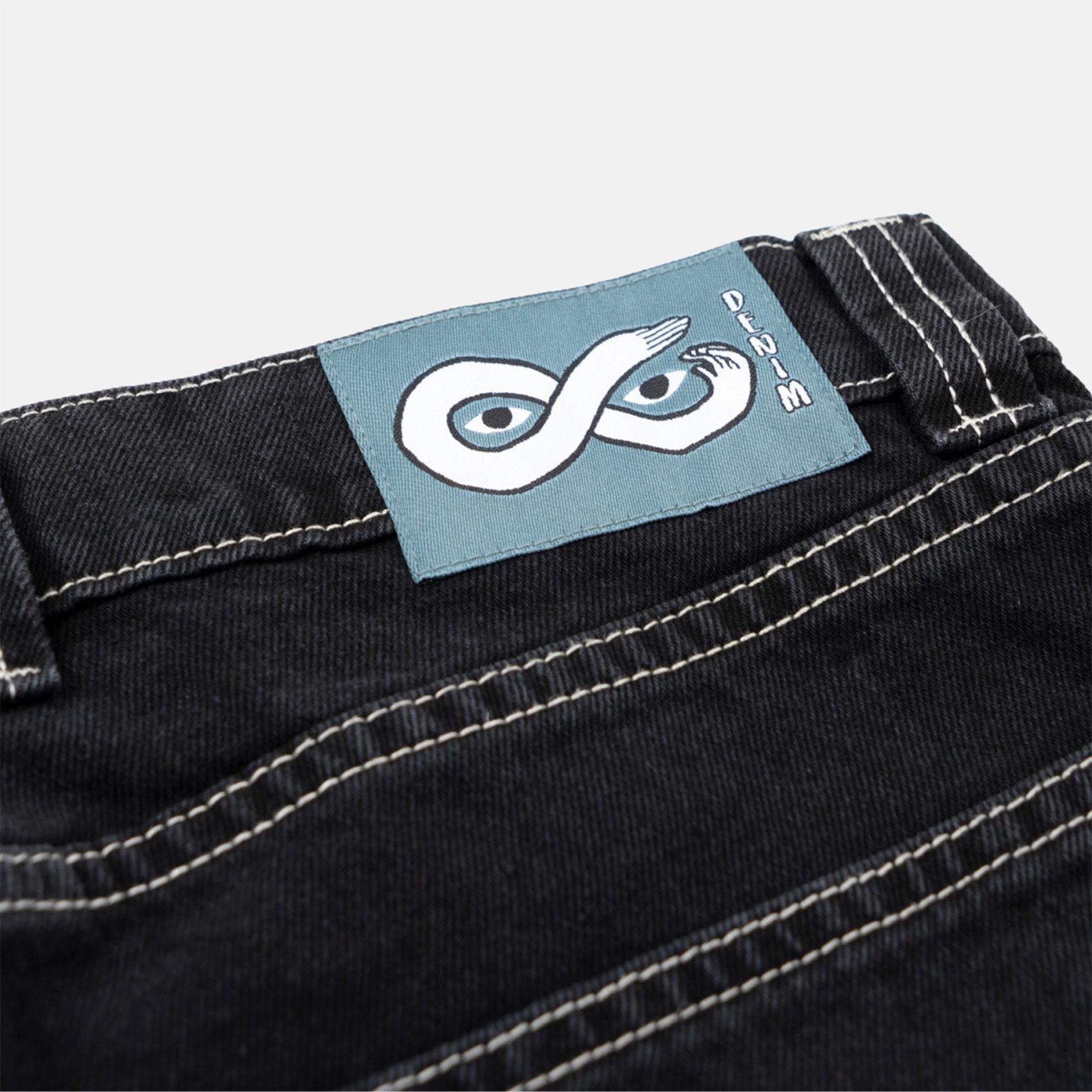 Magenta OG Stitch Denim Pants - Black Bild 2
