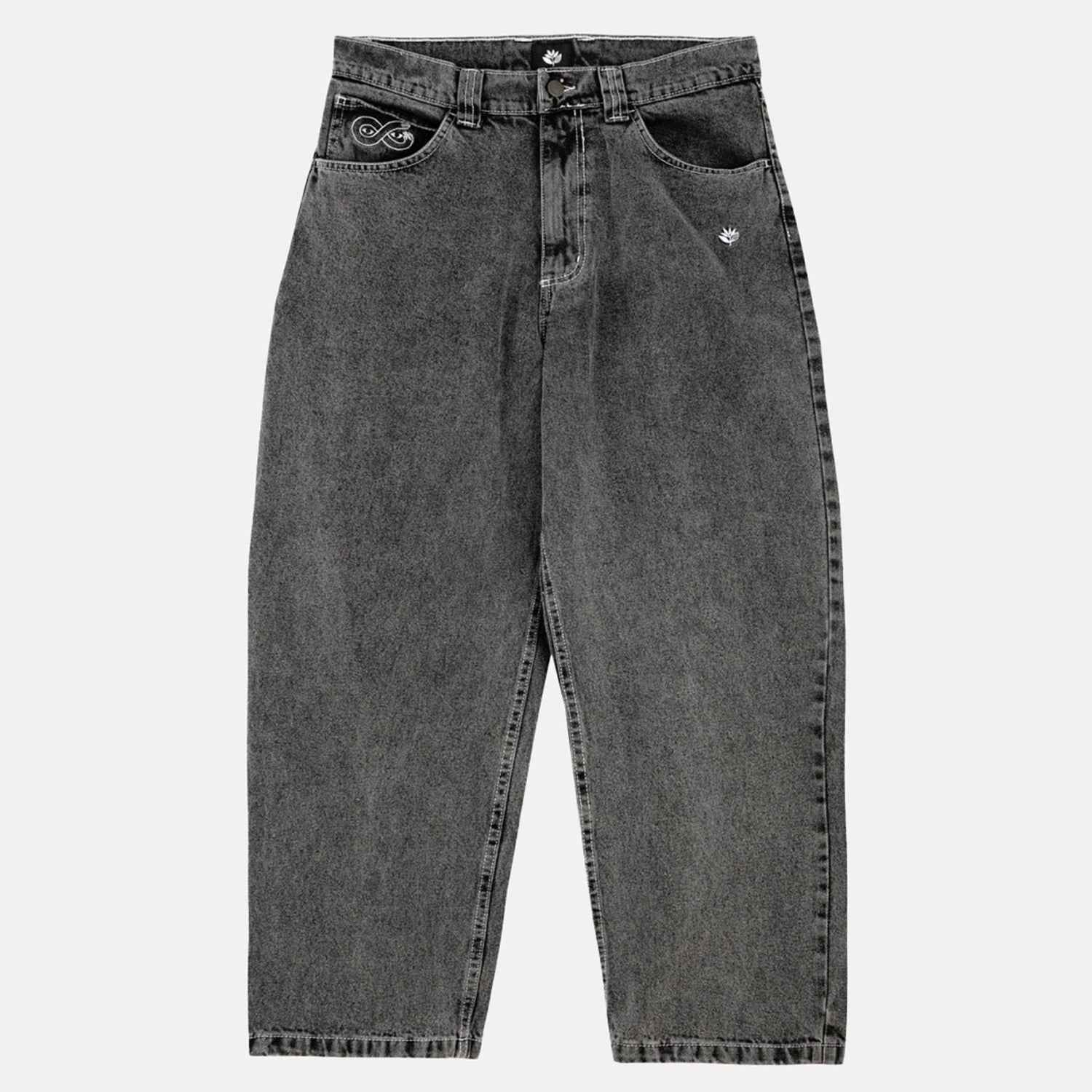 Magenta OG Stitch Denim Pants - Distressed Black Black Bild 1