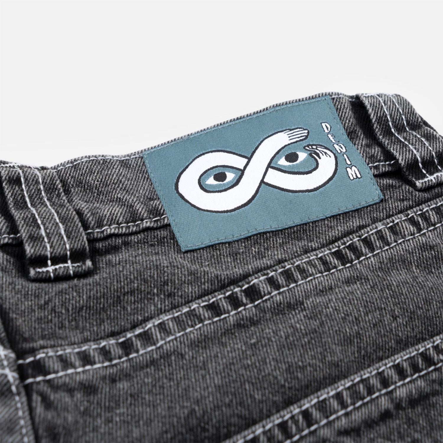 Magenta OG Stitch Denim Pants - Distressed Black Black Bild 3