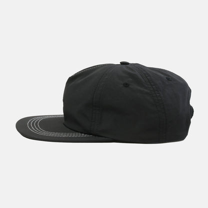 Magenta Plant Nylon Snapback Cap - Black Schwarz Bild 2