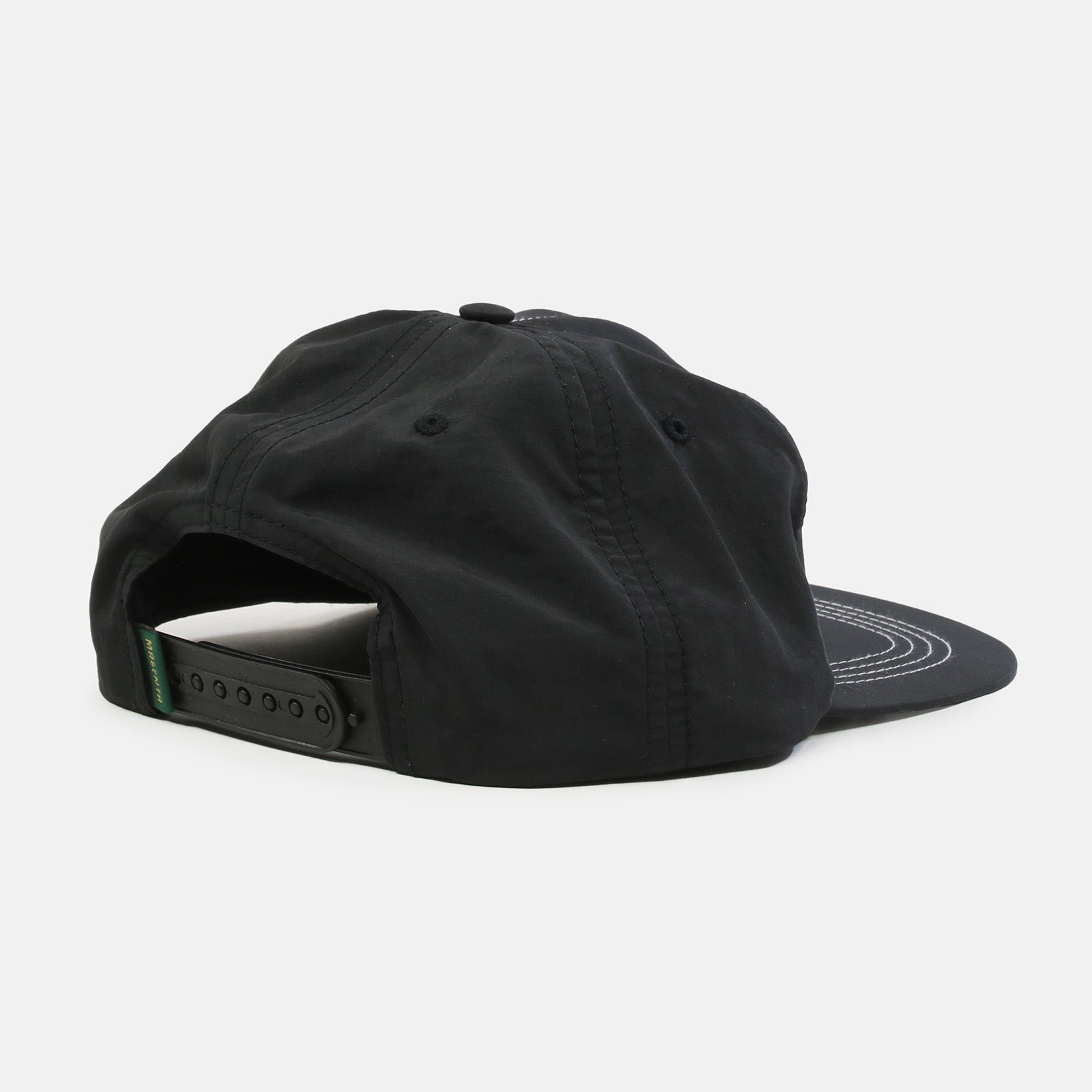 Magenta Plant Nylon Snapback Cap - Black Schwarz Bild 3