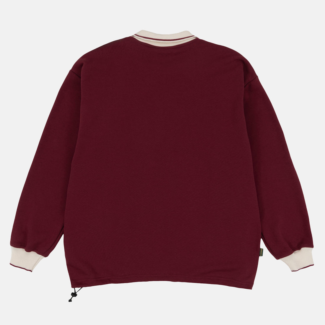 Magenta Rimet Polo Longsleeve - Burgundy Rot Bild 2