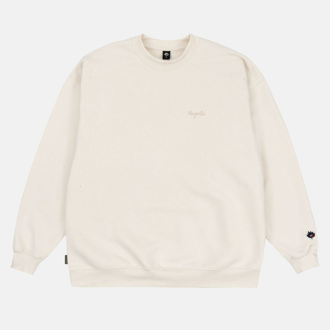 Magenta Script Crewneck - Natural Bild 1