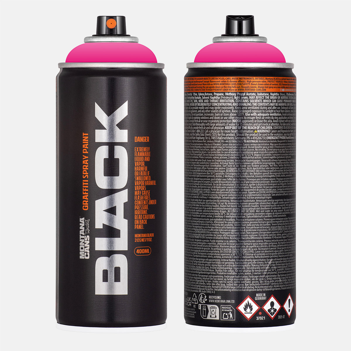Montana BLACK 400ml Spraydose - True Magenta magenta Bild 1