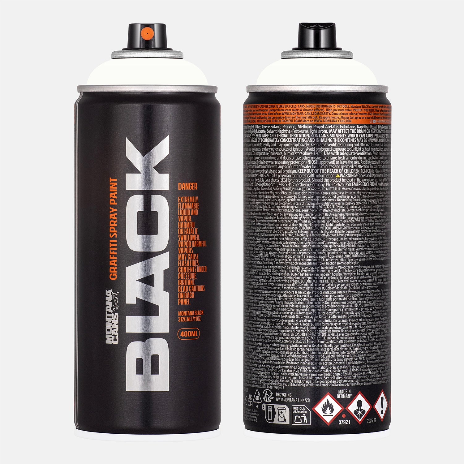 Montana BLK 400ml Spraydose Weiß Bild 1