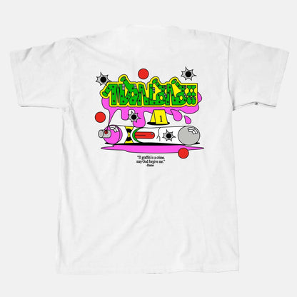Montana Bullet By Fresh T-Shirt - White Weiß Bild 1