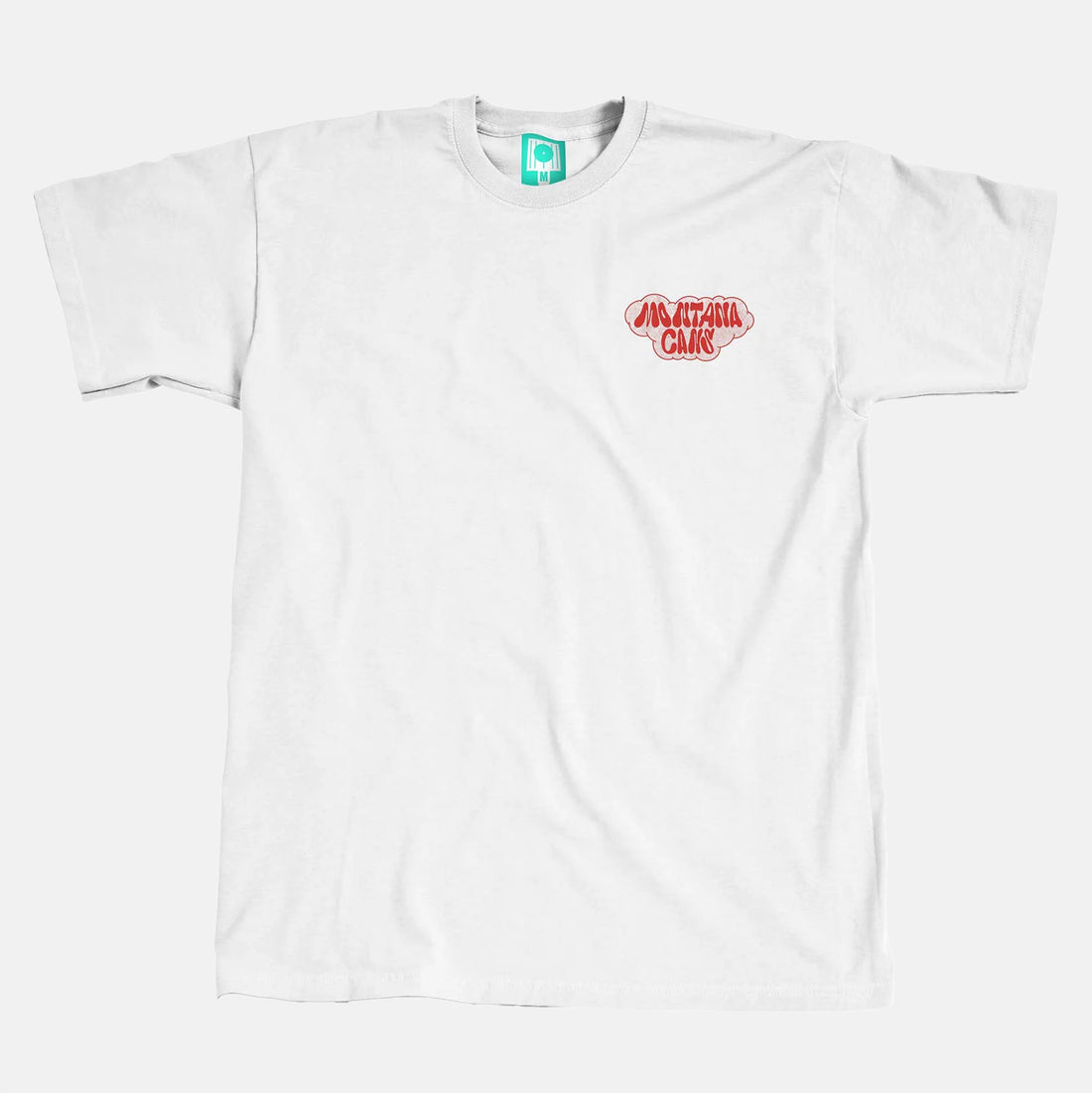 Montana Never Tired T-Shirt - White Weiß Bild 2