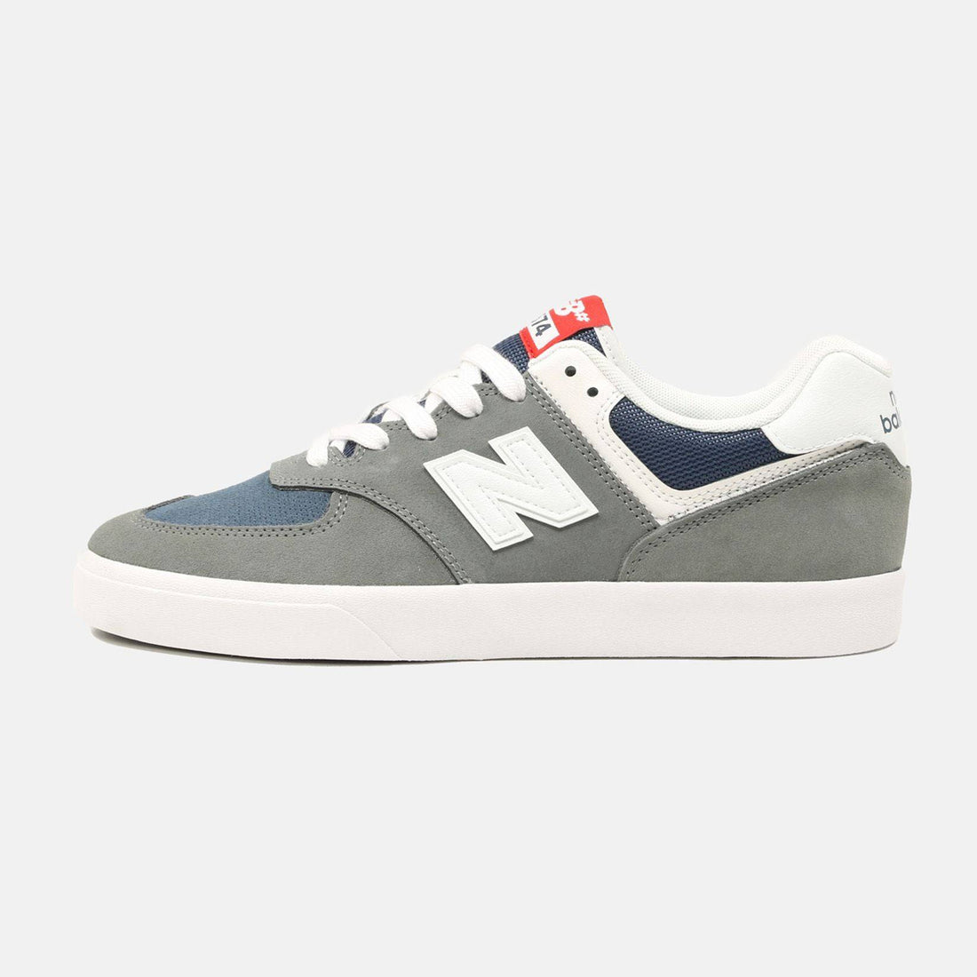 New Balance Numeric 574 Vulc Sneaker -  Grey / White - Blowout Skateshop