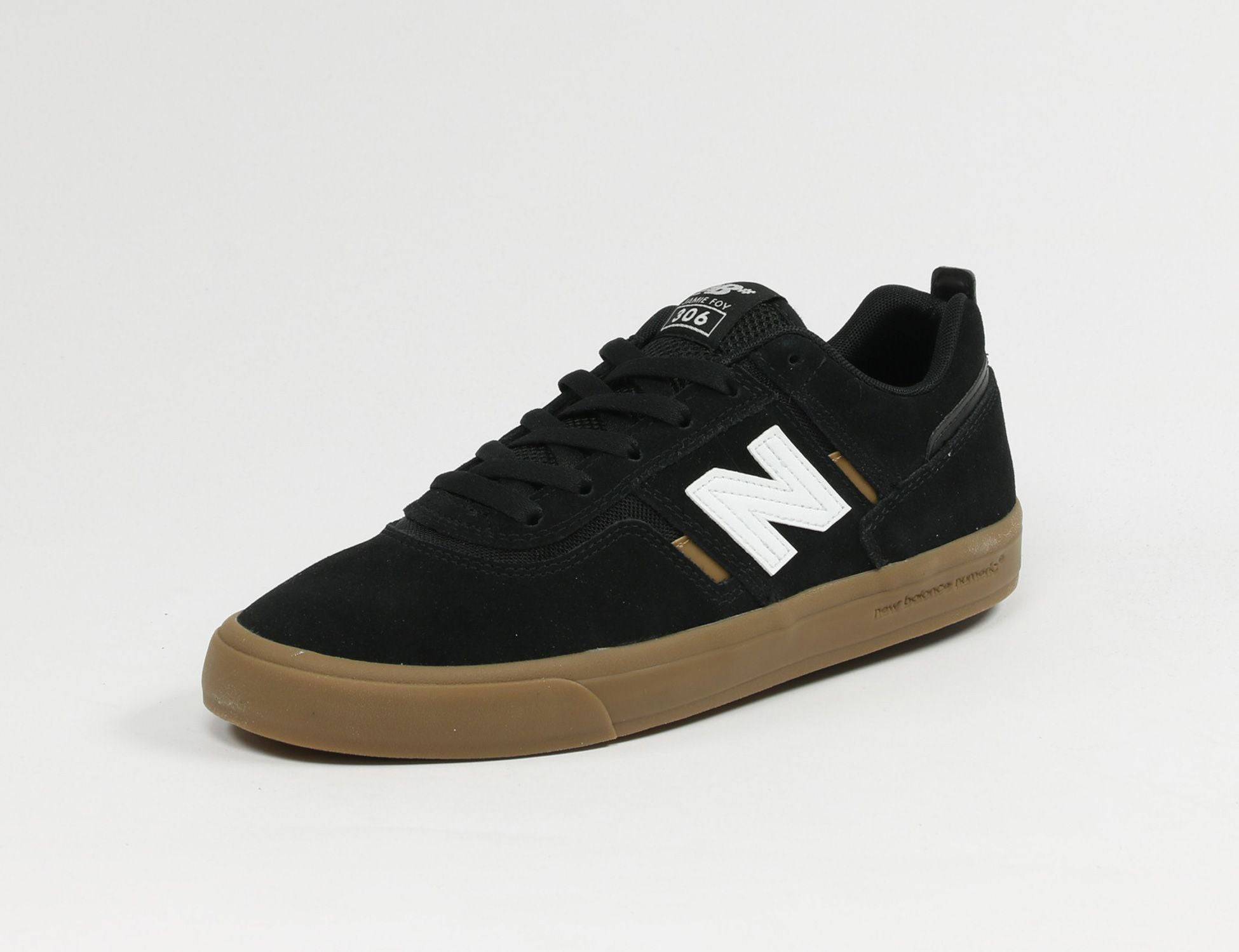 New Balance Numeric Jamie Foy 306 Sneaker - Black / Gum - Blowout Skateshop