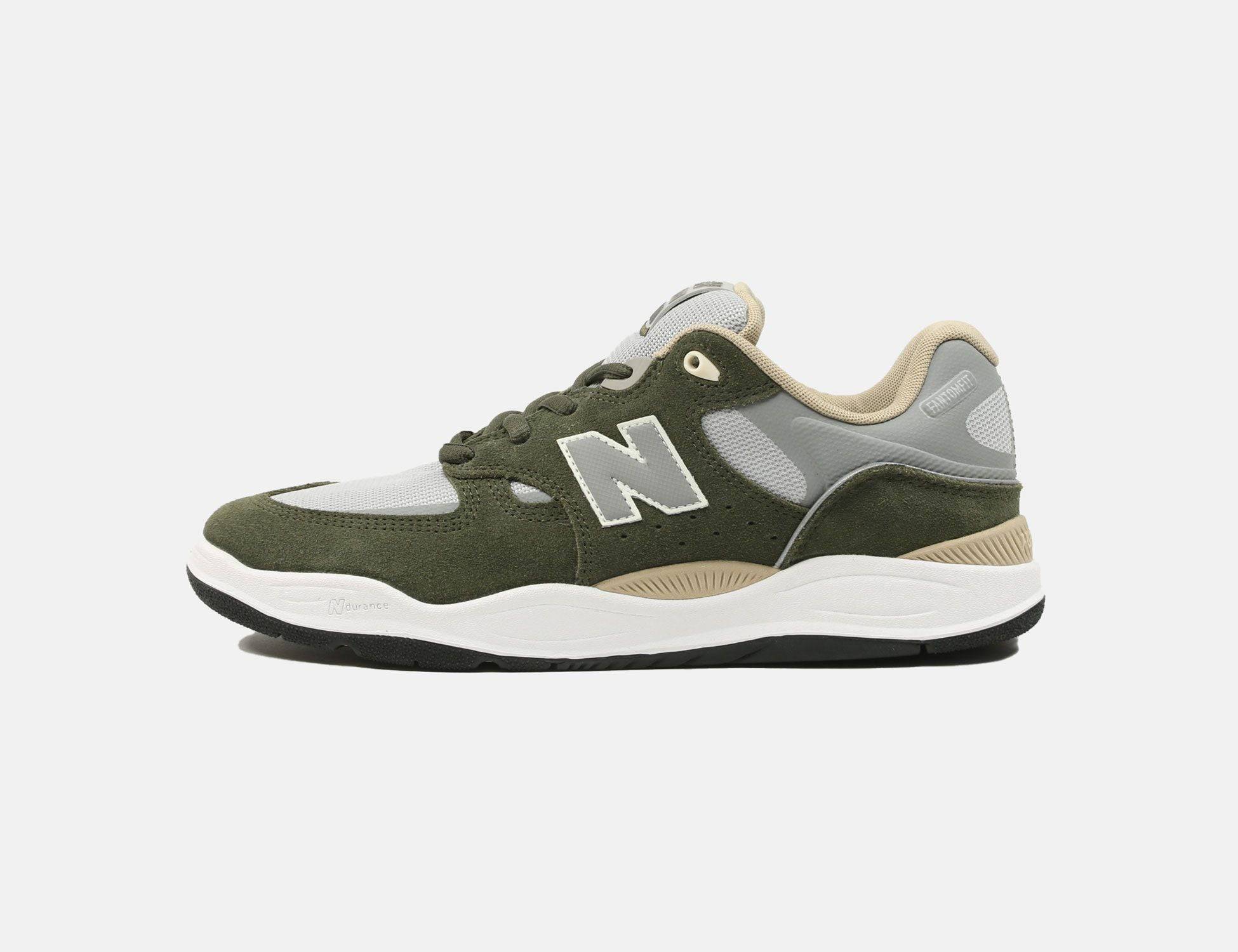 New Balance Numeric Tiago 1010 Sneaker- Olive / Grey - Blowout Skateshop