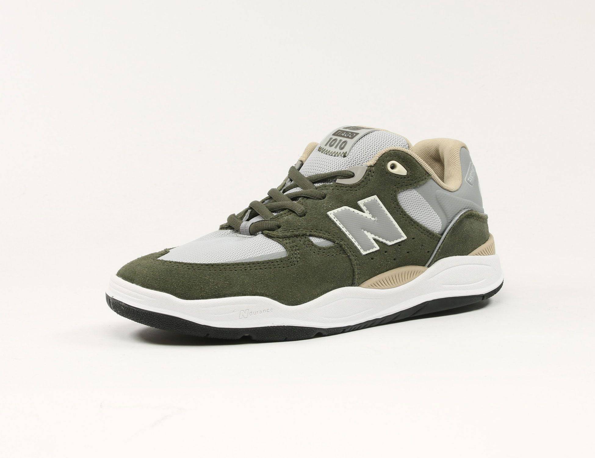 New Balance Numeric Tiago 1010 Sneaker- Olive / Grey - Blowout Skateshop