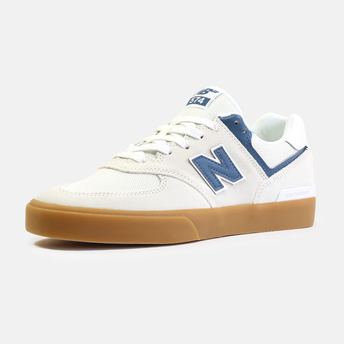 New Balance Numeric 574 Schuh - White / Blue Weiß Bild 2