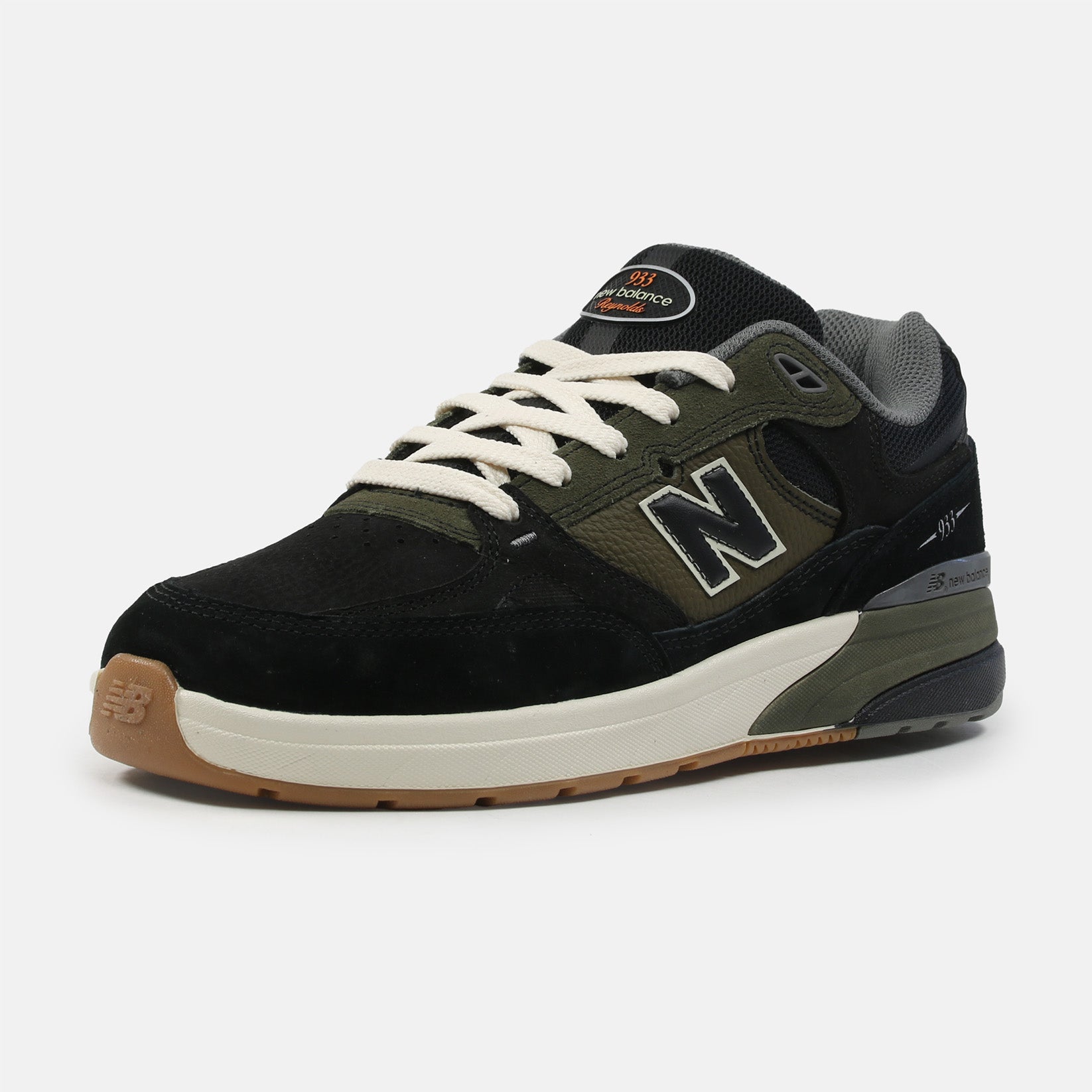 New Balance Numeric 933 Andrew Reynolds Sneaker - Black / Olive Schwarz Bild 3