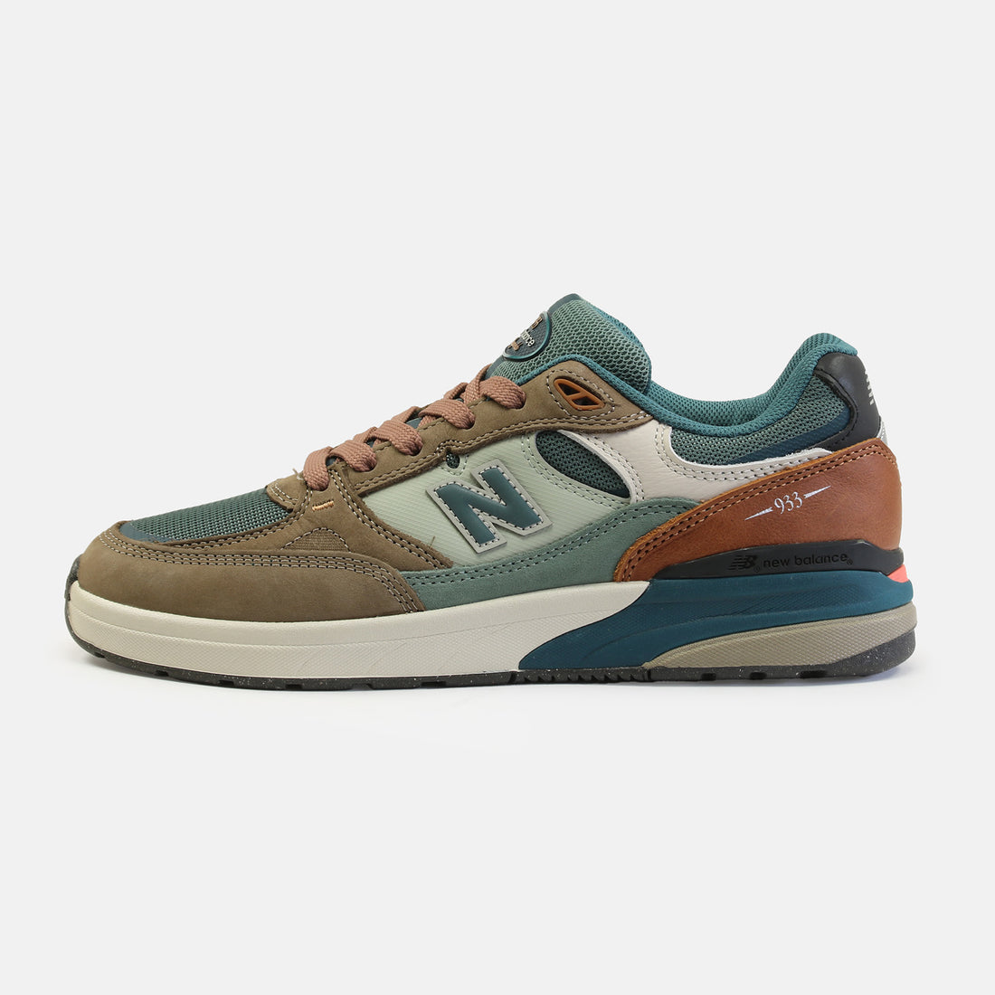 New Balance Numeric 933 Schuh - Mushroom / New Spruce Mehrfarbig Bild 1