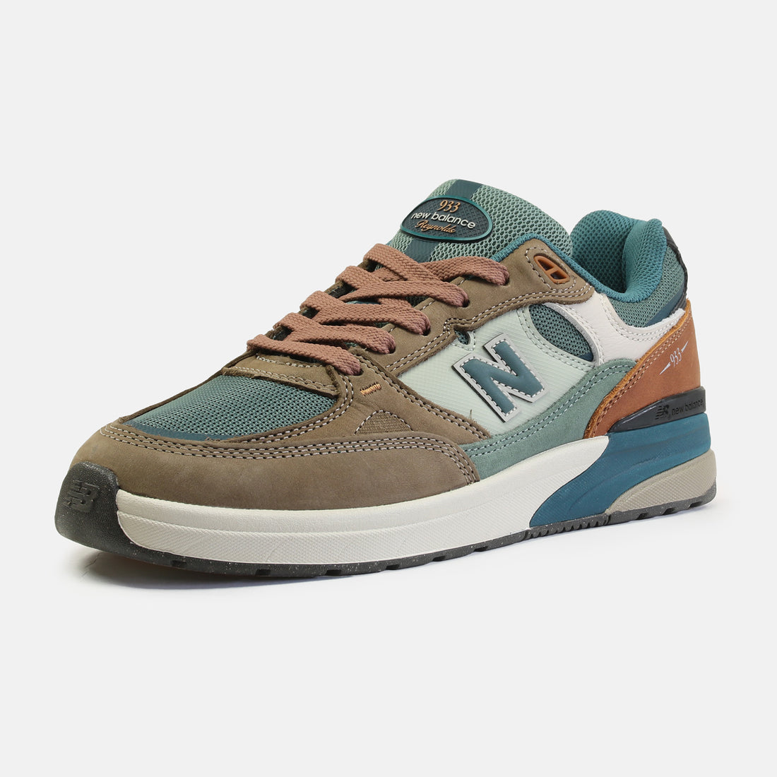 New Balance Numeric 933 Schuh - Mushroom / New Spruce Mehrfarbig Bild 2