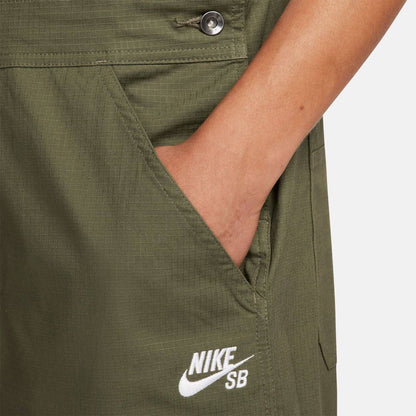 Nike SB Agnostic Olympic Overall - Medium Olive / White - Blowout Skateshop